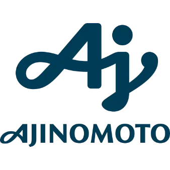 Ajinomoto | Whitehouse Communications Ajinomoto logo in blue with a stylized 'A' and the word Ajinomoto beneath.