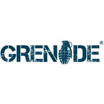 Grenade | Whitehouse Communications Blue GRENADE logo with a gear-shaped globe icon in the center.